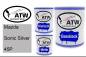 Preview: Mazda, Sonic Silver, 45P: 1L Lackdose + 1L Klarlack + 500ml Härter - Set, von ATW Autoteile West.